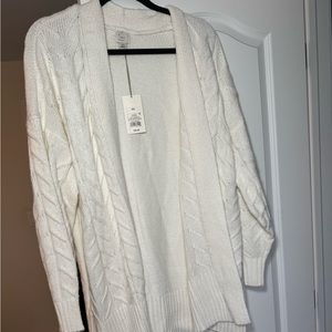 Brand new white cardigan